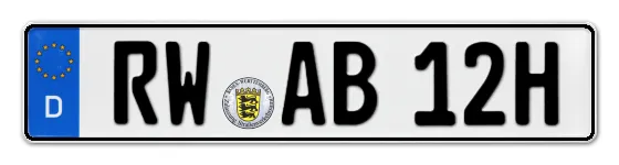 H-Kennzeichen RW online bestellen