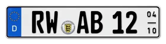 Saisonkennzeichen RottWeil Saisonkennzeichen RW für RottWeil online bestellen
