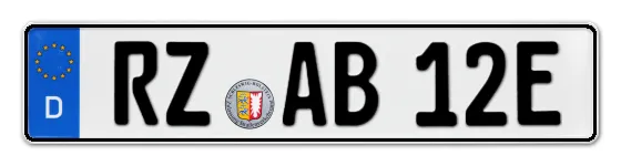 E-Kennzeichen RatZeburg als Wunschkennzeichen online reservieren