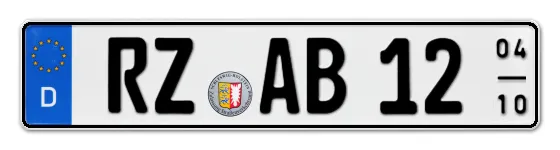 Saisonkennzeichen RZ für RatZeburg als Wunschkennzeichen online bestellen