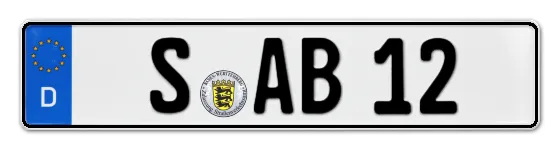 Kennzeichen Stuttgart bestellen