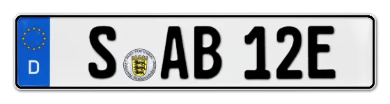 E-Kennzeichen Stuttgart als Wunschkennzeichen online reservieren