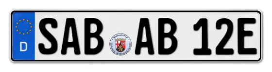 E-Kennzeichen SAarBurg online bestellen