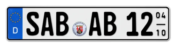 Saisonkennzeichen SAB für SAarBurg online bestellen