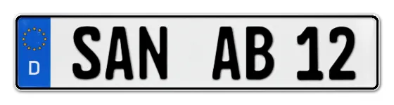 Autokennzeichen StAdtsteiNach