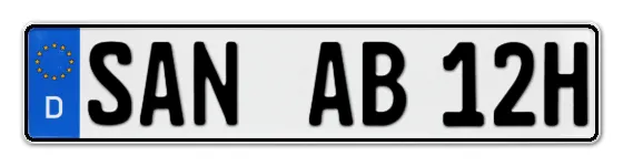 H-Kennzeichen SAN online bestellen