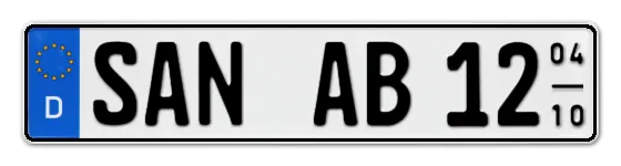 Saisonkennzeichen SAN für StAdtsteiNach online bestellen