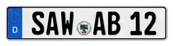 Autokennzeichen SalzWedel