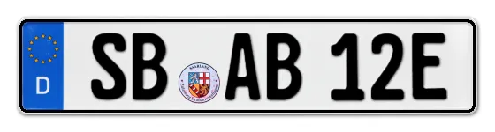 E-Kennzeichen SaarBrücken als Wunschkennzeichen online reservieren