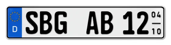 Saisonkennzeichen SBG für StrasBurG online bestellen