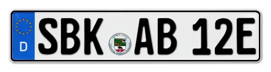 E-Kennzeichen SchöneBecK online bestellen