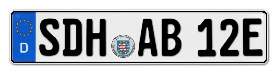 E-Kennzeichen SonDersHausen online bestellen