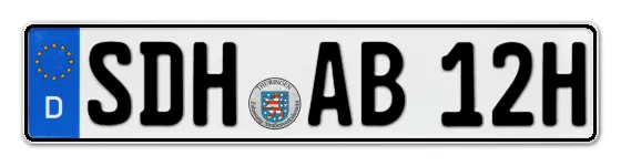 H-Kennzeichen SDH online bestellen