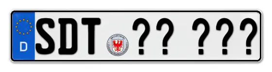 Wunschkennzeichen Schwedt reservieren