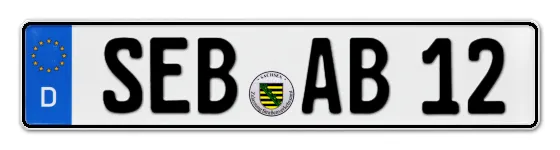 Autokennzeichen SEBnitz