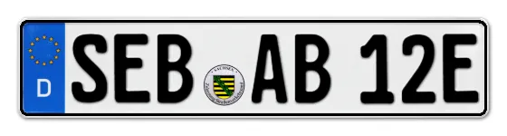 E-Kennzeichen SEBnitz online bestellen