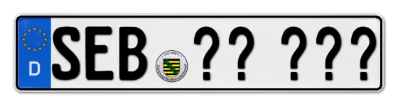 Wunschkennzeichen Sebnitz reservieren