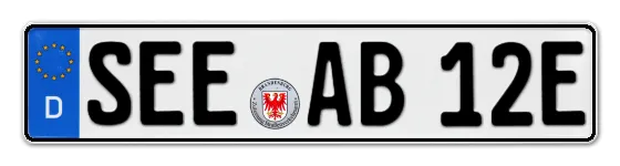 E-Kennzeichen SEElow online bestellen