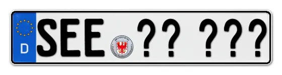 Wunschkennzeichen Seelow reservieren