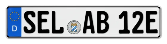 E-Kennzeichen SELb als Wunschkennzeichen online reservieren