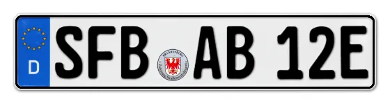 E-Kennzeichen SenFtenBerg online bestellen
