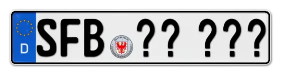Wunschkennzeichen Senftenberg reservieren