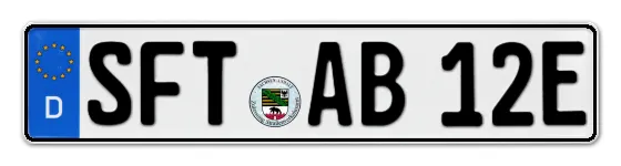 E-Kennzeichen StaßFurT online bestellen