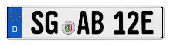 E-Kennzeichen SolinGen online bestellen