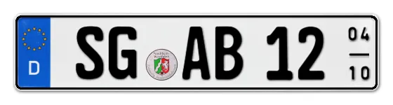 Saisonkennzeichen SG für SolinGen online bestellen