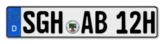 H-Kennzeichen SGH online bestellen