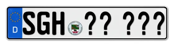 Wunschkennzeichen Sangerhausen reservieren