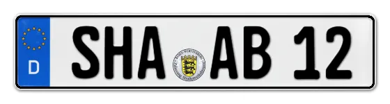 Autokennzeichen Schwäbisch HAll
