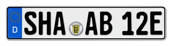 E-Kennzeichen Schwäbisch HAll online bestellen