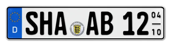 Saisonkennzeichen SHA für Schwäbisch HAll online bestellen