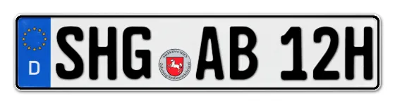 H-Kennzeichen SHG online bestellen