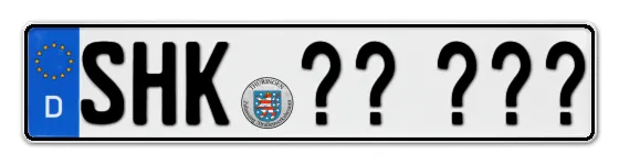 Wunschkennzeichen Saale-holzland-kreis reservieren