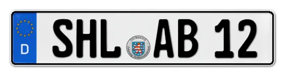 Autokennzeichen SuHL