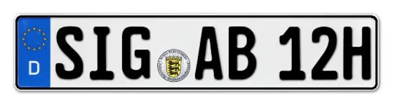 H-Kennzeichen SIG online bestellen