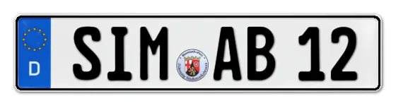 Autokennzeichen SIMmern Autokennzeichen SIMmern