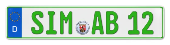 Grüne Kennzeichen SIM online bestellen