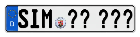 WunschKennzeichen Simmern Wunschkennzeichen Simmern reservieren