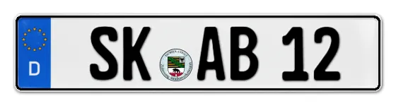 Autokennzeichen SaaleKreis