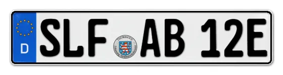 E-Kennzeichen SaaLFeld online bestellen