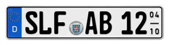 Saisonkennzeichen SLF für SaaLFeld online bestellen