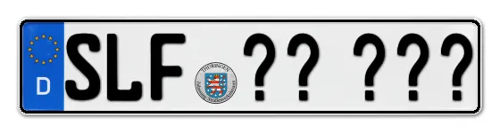 Wunschkennzeichen Saalfeld reservieren