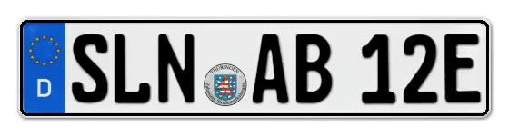 E-Kennzeichen SchmölLN online bestellen