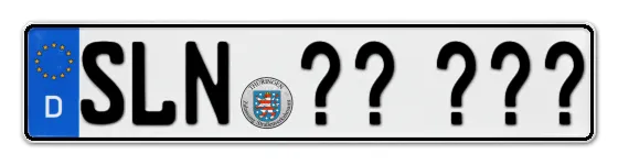 Wunschkennzeichen Schmölln reservieren