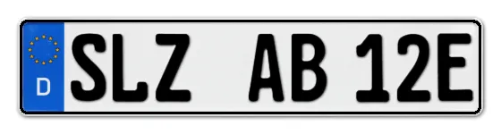 E-Kennzeichen SaLZungen online bestellen