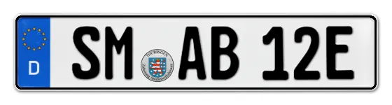 E-Kennzeichen SchMalkalden online bestellen