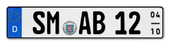Saisonkennzeichen SchMalkalden Saisonkennzeichen SM für SchMalkalden online bestellen